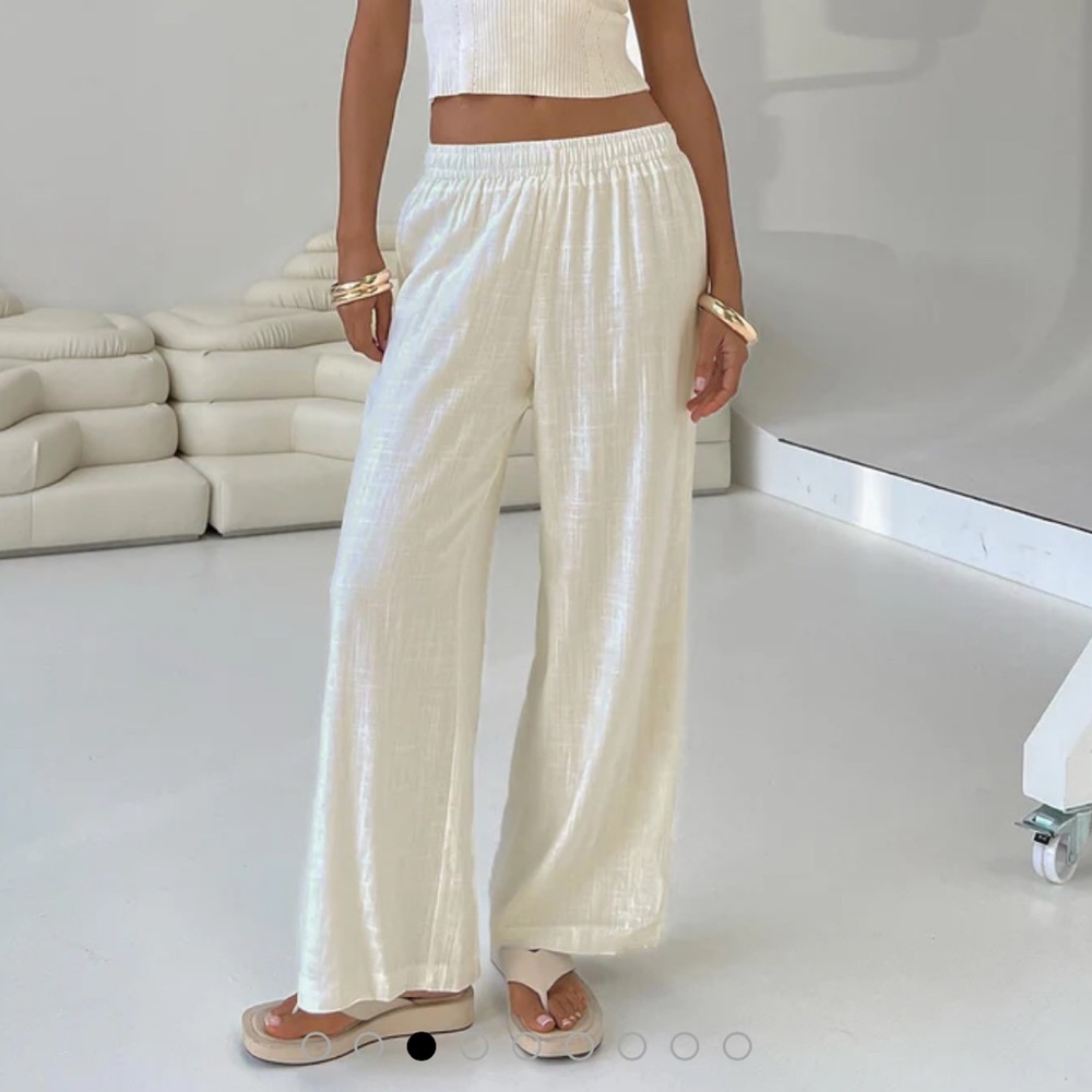 Princess Polly Louis Linen Blend Pants